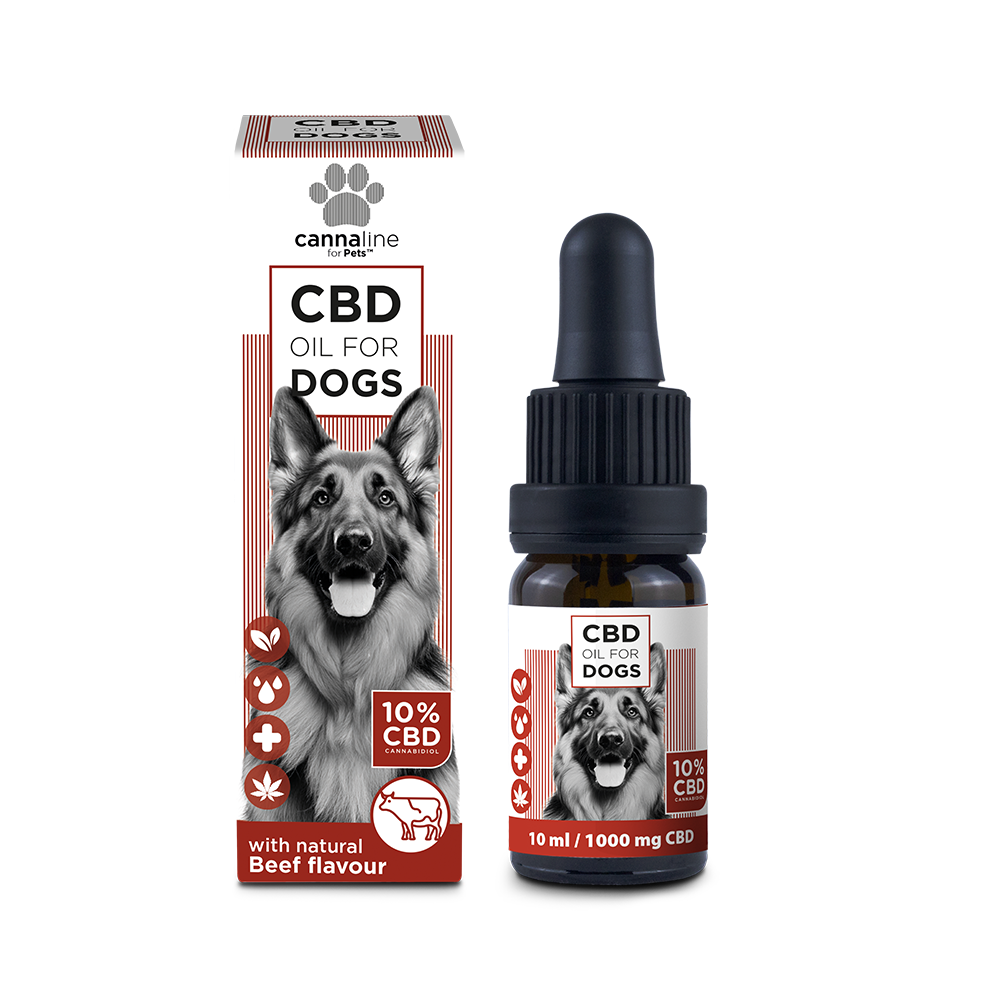 CBD масло за кучета 5% - пълноспектърно масло от канабидиол с вкус на бекон